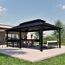 Pavillon 'Bondi 1220' schwarz 570 x 335 x 307 cm
