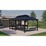 Pavillon 'Bondi 1220' schwarz 570 x 335 x 307 cm