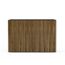 Pflanzkübel 'Deco Planter Divider L' schwarz/naturfarben 120 x 32 x 40 cm