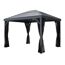 Pavillon 'Kiruna 1012' anthrazit 363 x 298 x 298 cm, mit Moskitonetz