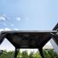 Pavillon 'Kiruna 1012' anthrazit 363 x 298 x 298 cm, mit Moskitonetz