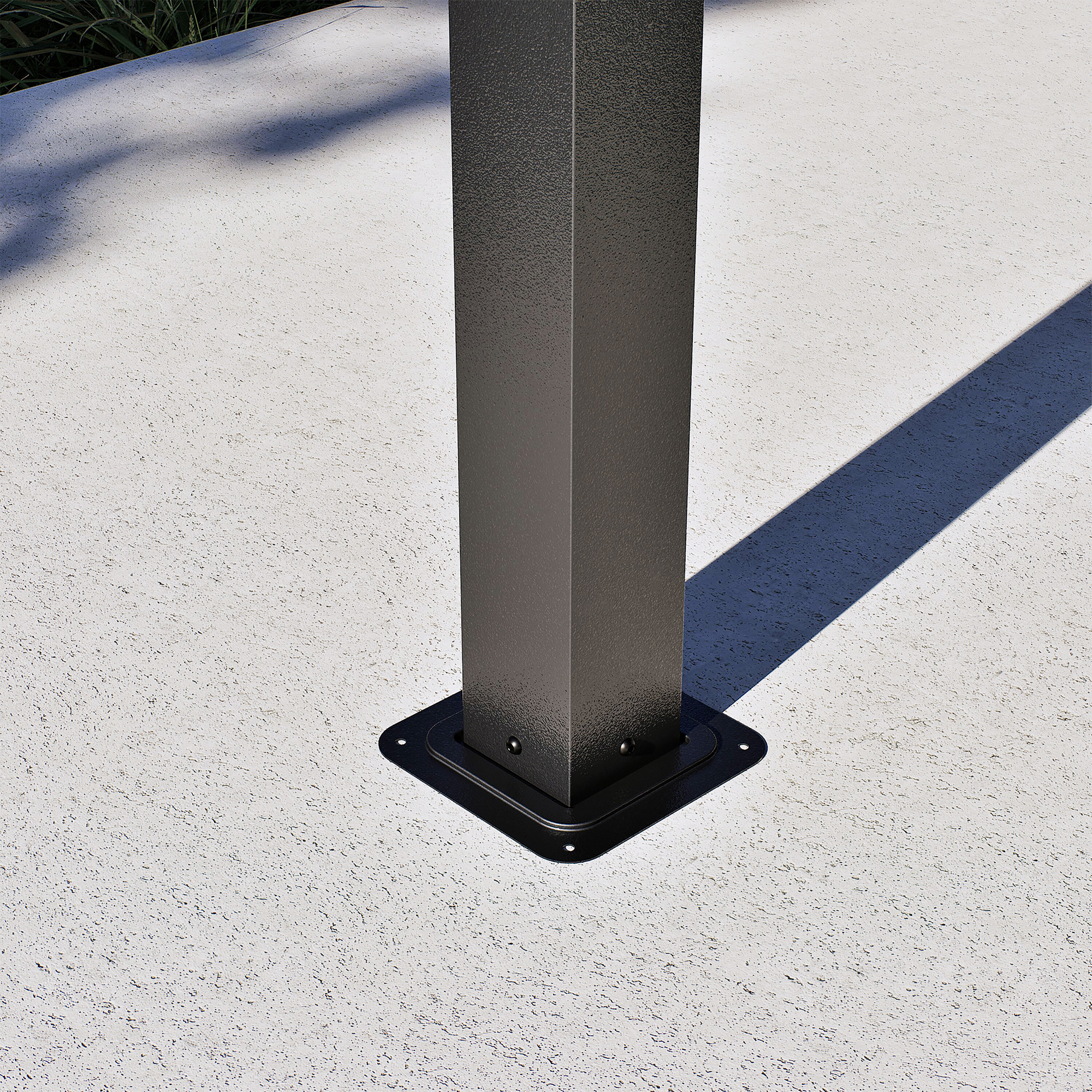 Pavillon 'London' schwarz 423 x 298 x 310 cm, mit Moskitonetzen