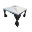 Pavillon 'Malta 1014' schwarz/grau 425 x 300 x 271 cm, mit Moskitonetzen und Vorhangset