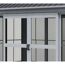 Pavillon 'Olan 1017' grau/schwarz 494 x 283 x 291 cm, mit Moskitoschutz