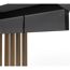 Pergola 'Lito 1012' schwarz/Holzoptik 378 x 302 x 234, mit Sonnensegel