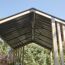 Pavillon 'Lito 1012' schwarz/Holzoptik 368 x 298 x 296 cm