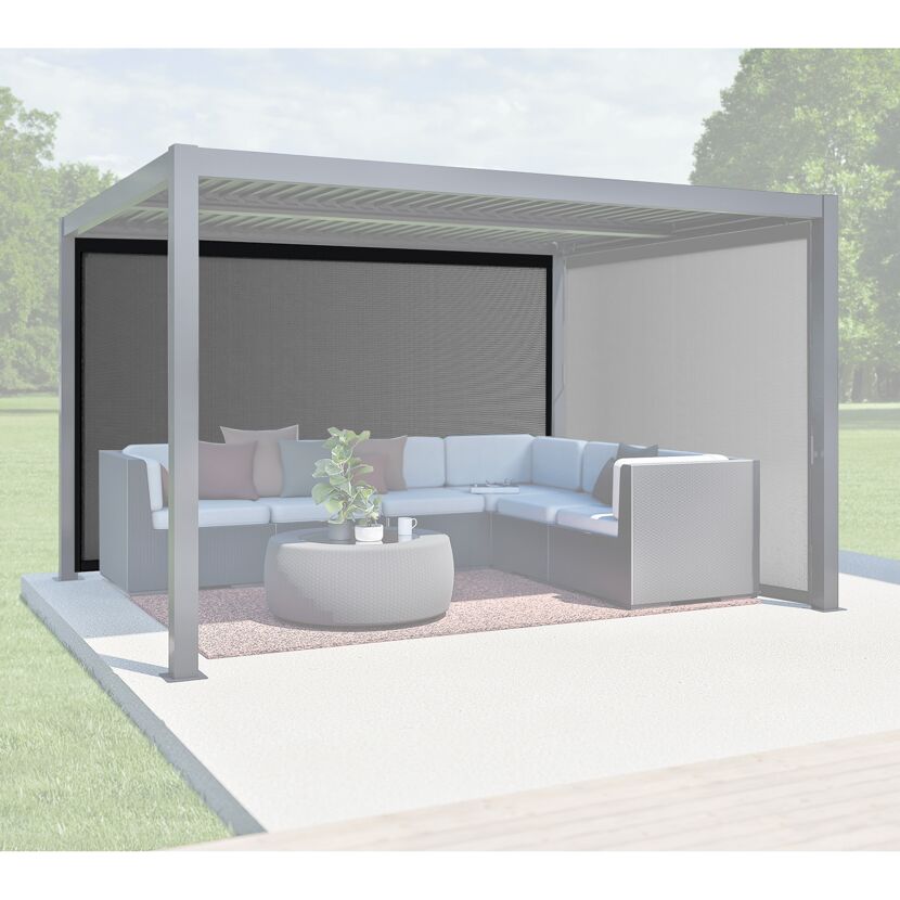 Seitenteil 12 für 'Pergola Milo' grau