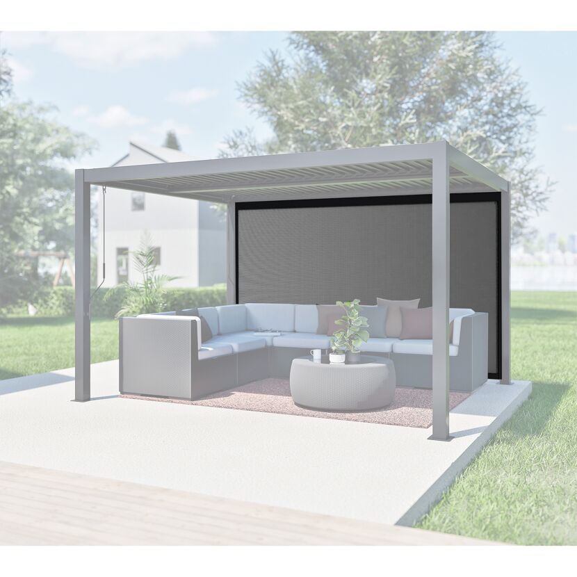 Seitenteil 12 für 'Pergola Milo' grau
