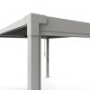 Pergola 'Hana 1013' creme 400 x 300 x 225 cm, mit verstellbare Lamellen