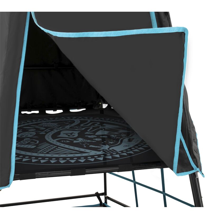 Klettergerüst 'Move' Stahl schwarz 350 x 203 x 119 cm