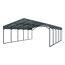 Doppelcarport 'Kopenhagen L' grau 597 x 791 cm