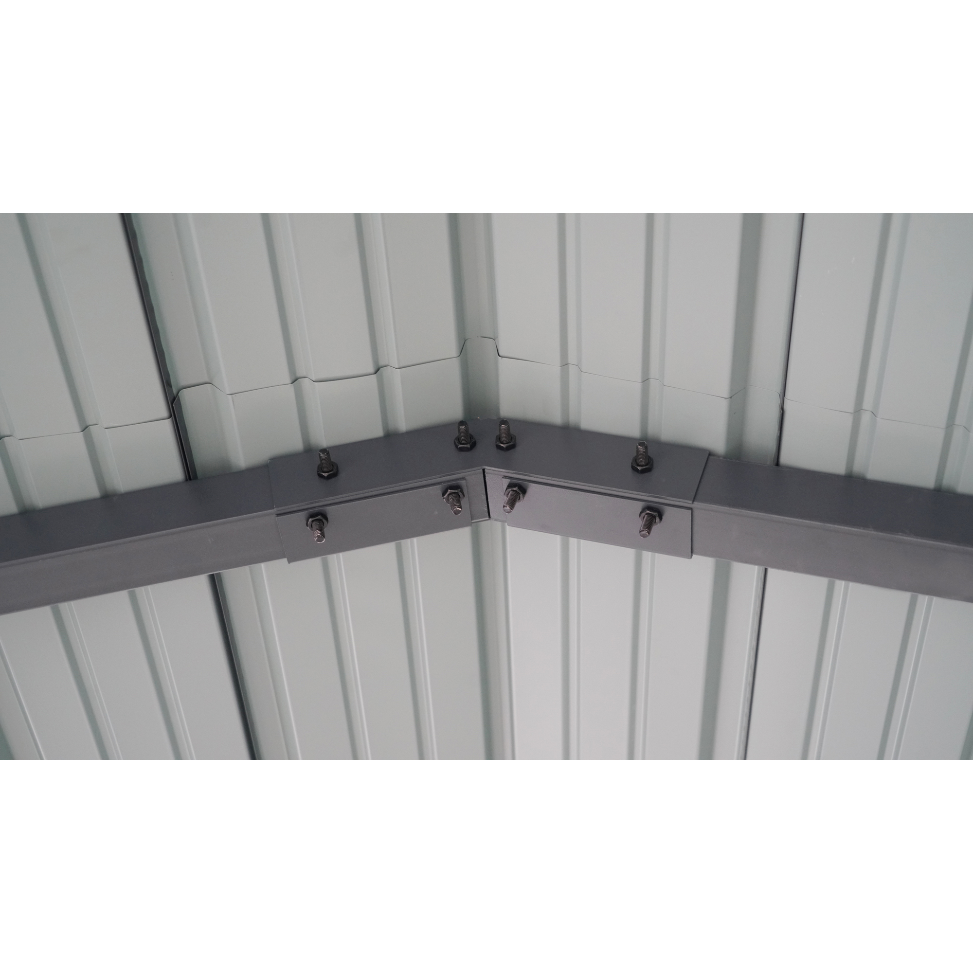 Doppelcarport 'Kopenhagen L' grau 597 x 791 cm