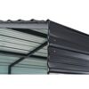 Einzelcarport 'Kopenhagen M' grau 366 x 596 cm