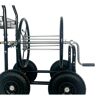 Schlauchwagen 'Rota WMSK006' Metall schwarz 58 x 95 x 63 cm