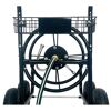 Schlauchwagen 'Rota WMSK006' Metall schwarz 58 x 95 x 63 cm