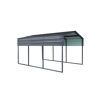 Einzelcarport 'Kopenhagen S' grau 305 x 451 cm