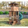 Spielturm 'Ramba' FSC®‑zertifiziertes Spießtannenholz natur 300 x 386 x 197 cm mit Rutsche