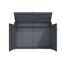 Fahrradgarage 'Linea' Stahl anthrazit 200 x 100 x 154 cm