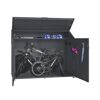 Fahrradgarage 'Linea' Stahl anthrazit 200 x 100 x 154 cm