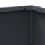 Hochbeet 'Mobila Plus' Stahl anthrazit auf Rollen 118 x 50 x 80 cm