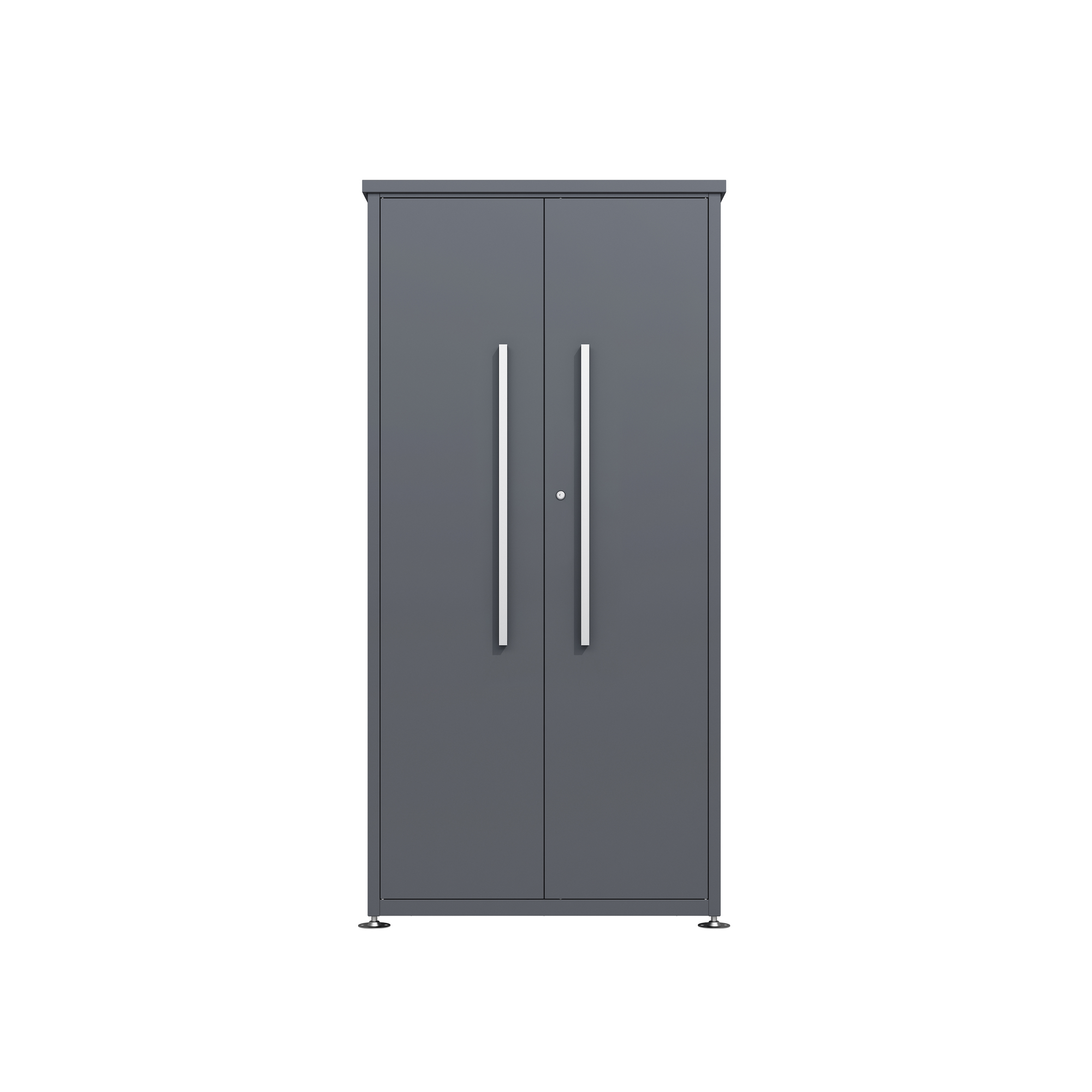 Gartenschrank 'Capsa' mit Zubehör anthrazit 90 x 65 x 187 cm