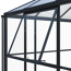 Gewächshaus 'Suprema XL' Polycarbonat 421 x 284 x 262 cm schwarz