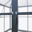 Gewächshaus 'Suprema M' Polycarbonat 284 x 215 x 243 cm schwarz