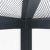 Gewächshaus 'Suprema M' Polycarbonat 284 x 215 x 243 cm schwarz