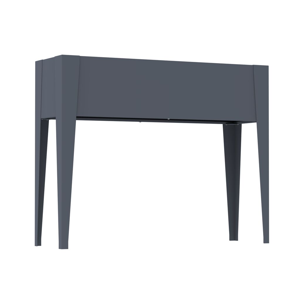 Hochbeet 'Vedura L' Stahl anthrazit 109 x 40 x 80 cm