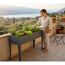 Hochbeet 'Vedura M' Stahl anthrazit 100 x 30 x 80 cm