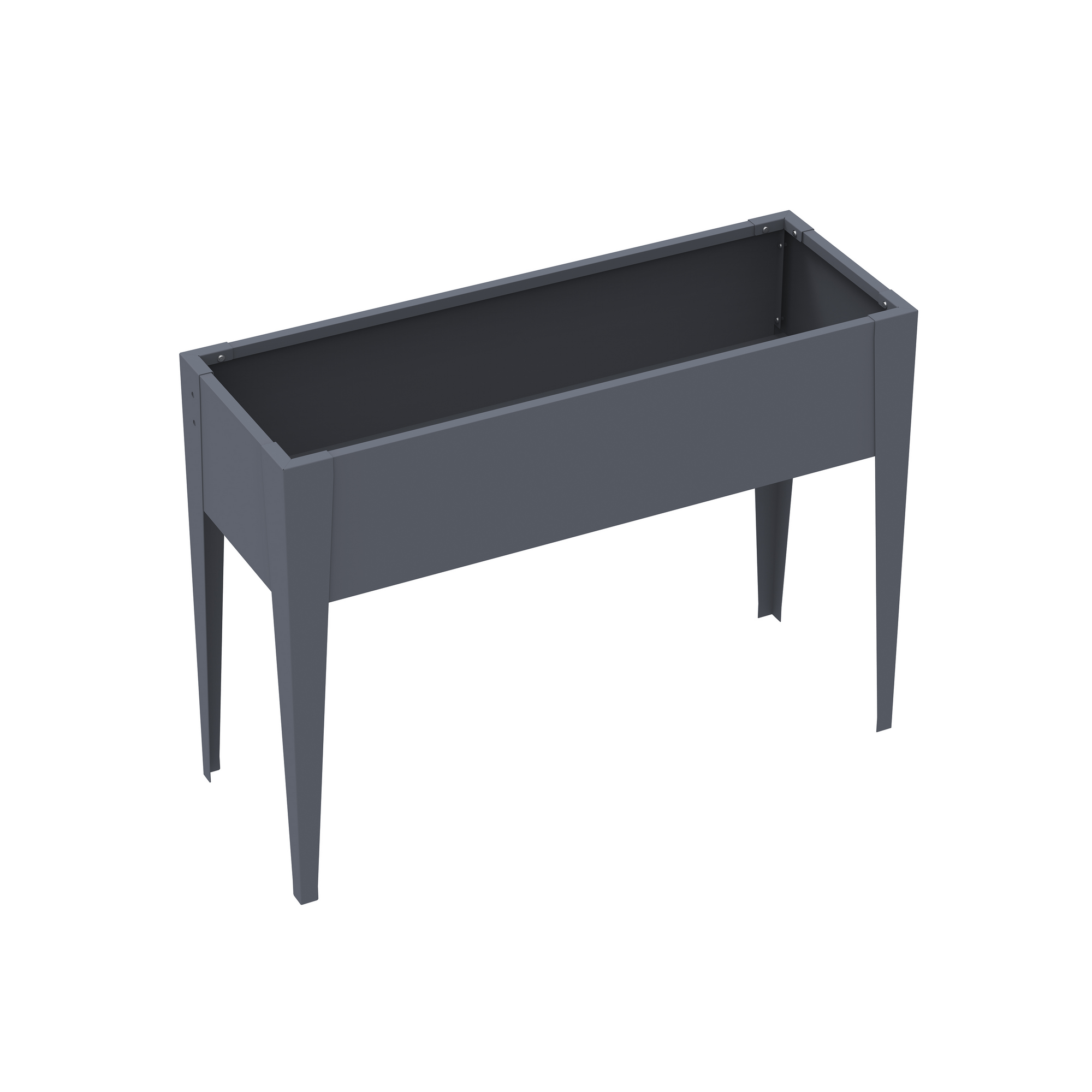 Hochbeet 'Vedura M' Stahl anthrazit 100 x 30 x 80 cm