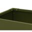 Hochbeet 'Vedura S' Stahl olivfarben 74 x 40 x 80 cm