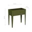 Hochbeet 'Vedura S' Stahl olivfarben 74 x 40 x 80 cm