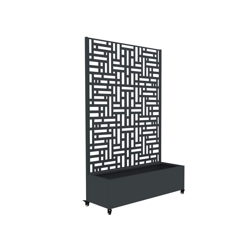 Rankkasten 'Dekora 3' anthrazit 120 x 32 x 42,5 cm