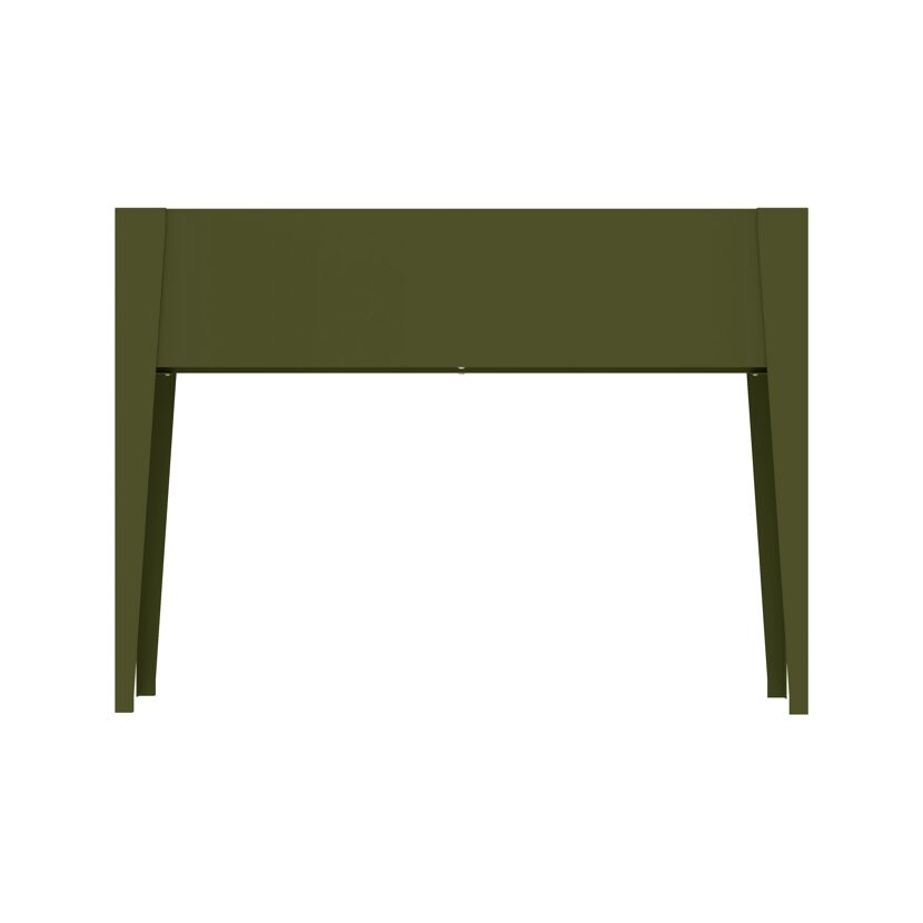 Hochbeet 'Vedura M' Stahl olivfarben 100 x 50 x 80 cm