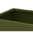 Hochbeet 'Vedura M' Stahl olivfarben 100 x 50 x 80 cm