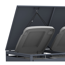 Mülltonnenbox 'Pedura' Stahl 2 x 240 l anthrazit 132 x 80 x 116 cm, mit Fußpedal