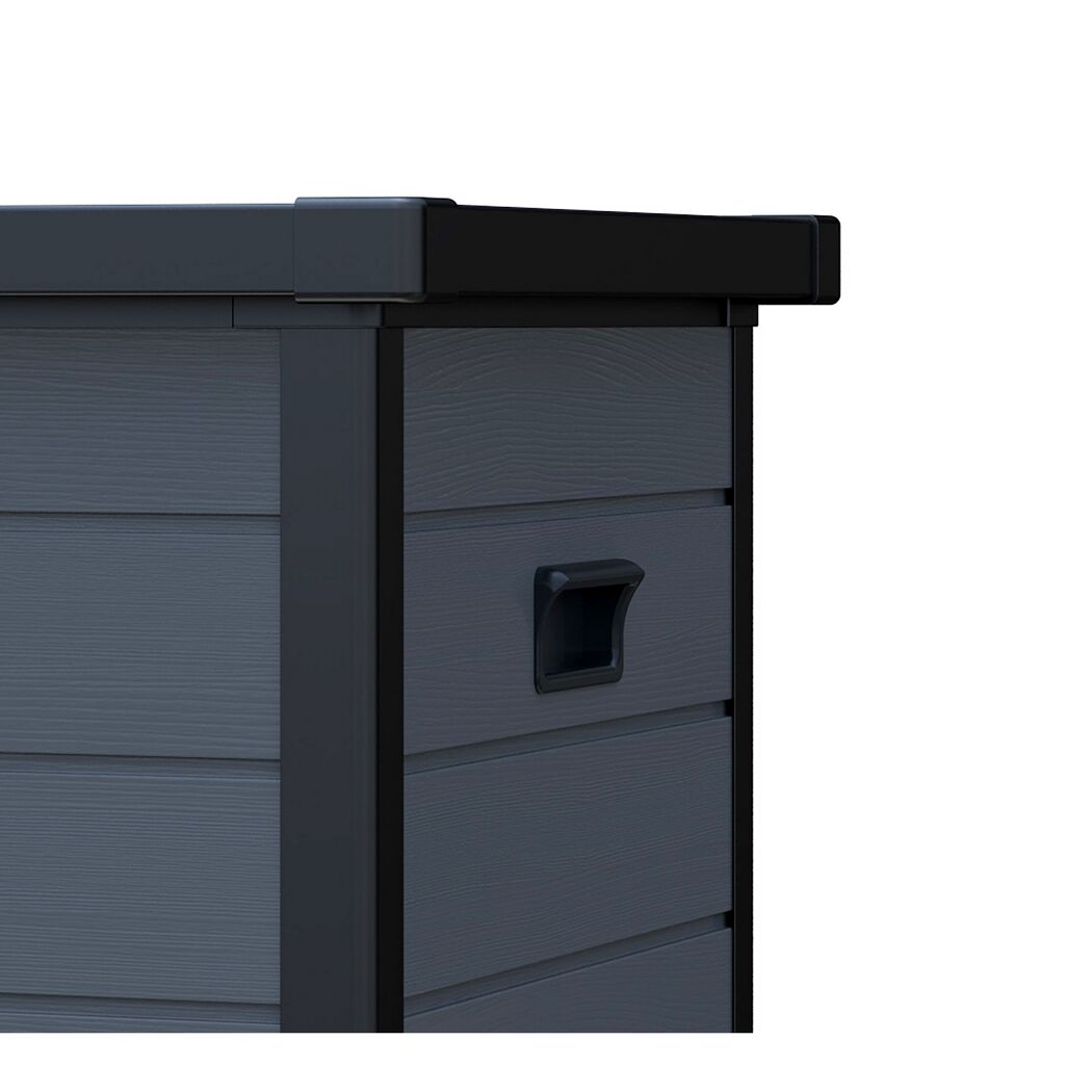 Westmann Gartenbox XXL 'Silva' 570 l Kunststoff anthrazit 150 x 74 x 66 cm