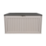 Gartenbox 'Alba' 380 l Kunststoff cremefarben 128 x 63 x 64 cm