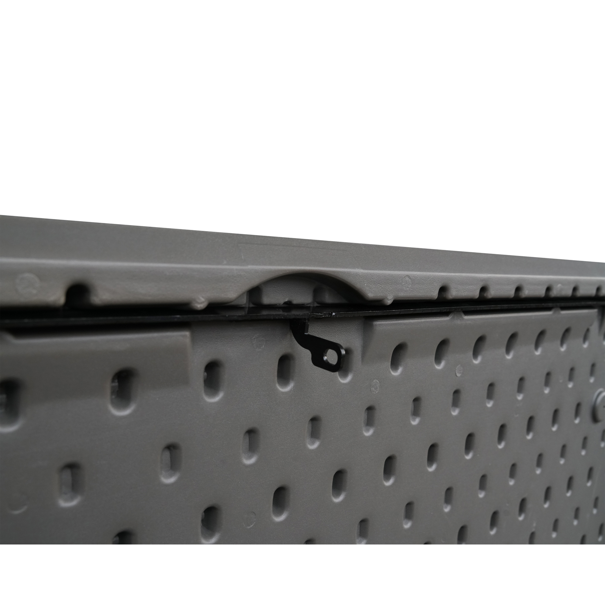 Gartenbox 'Alba' 380 l Kunststoff cremefarben 128 x 63 x 64 cm