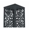 Kaminholzregal 'Luma Flow' Stahl anthrazit 37,5 x 37,5 x 112 cm