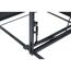 Mülltonnenbox 'Pedura' Stahl 5 x 240 l anthrazit 331 x 80 x 116 cm, mit Fußpedal
