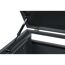 Mülltonnenbox 'Pedura' Stahl 3 x 240 l anthrazit 199 x 80 x 116 cm, mit Fußpedal