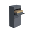 Briefkasten 'Pavo' mit Paketbox anthrazit 72 x 128 x 45 cm