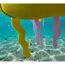 Sitzsack und Schwimmtier 'Qualle' pink 80 x 18 x 80 cm