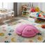 Sitzsack und Schwimmtier 'Qualle' pink 80 x 18 x 80 cm