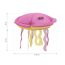 Sitzsack und Schwimmtier 'Qualle' pink 80 x 18 x 80 cm