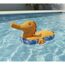 Sitzsack und Schwimmtier 'Seepferdchen' gelb 101 x 38 x 43 cm