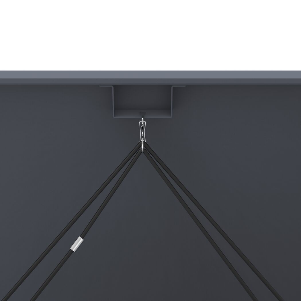 Mülltonnenbox 'Pedura' Stahl 4 x 240 l anthrazit 265 x 80 x 116 cm, mit Fußpedal