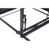 Mülltonnenbox 'Pedura' Stahl 4 x 240 l anthrazit 265 x 80 x 116 cm, mit Fußpedal